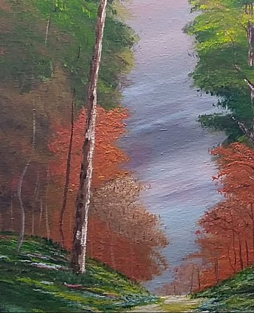Herfstkleuren geschilderd door Jgbartgallery 